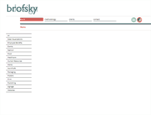 Tablet Screenshot of brofskydesign.com